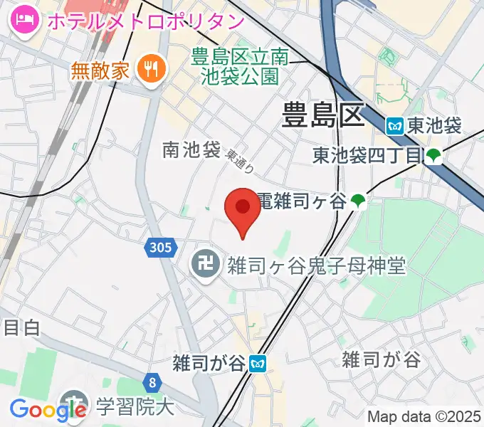東京音楽大学付属高等学校の地図