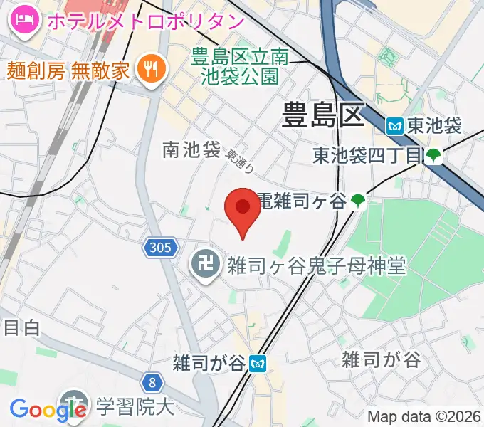 東京音楽大学付属高等学校の地図