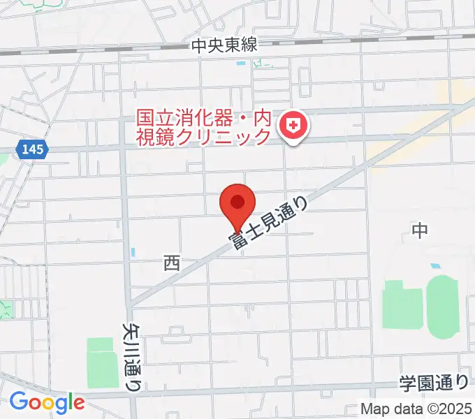 国立音楽大学附属高等学校音楽科の地図