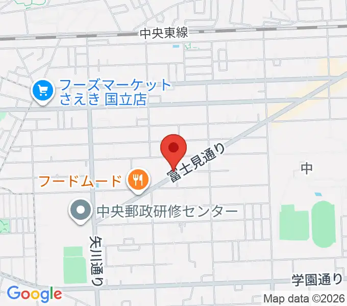 国立音楽大学附属高等学校音楽科の地図