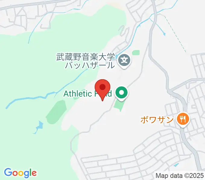 武蔵野音楽大学付属高校音楽科の地図