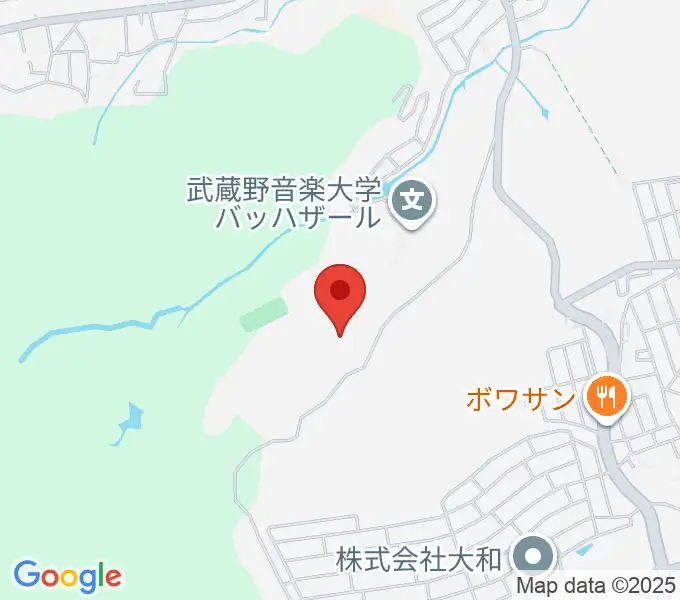 武蔵野音楽大学付属高校音楽科の地図