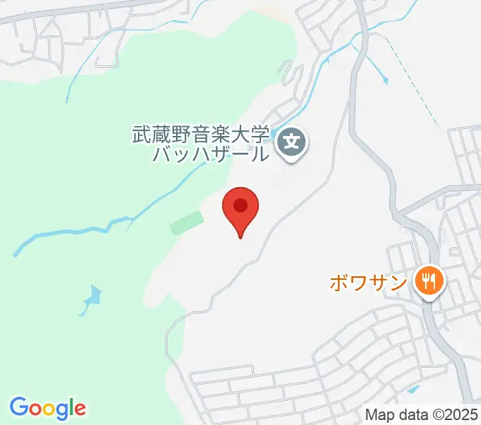 武蔵野音楽大学付属高校音楽科の地図