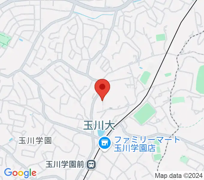 玉川大学芸術学部の地図