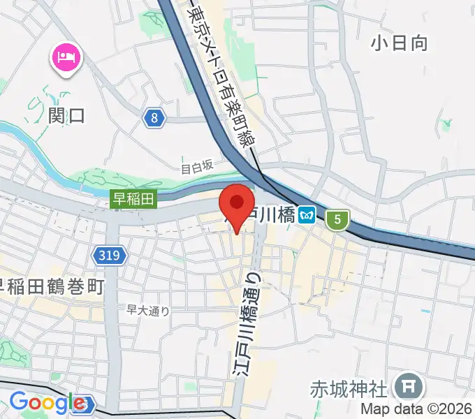 TJK音楽教室の地図