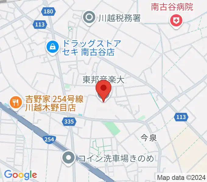 東邦音楽大学の地図