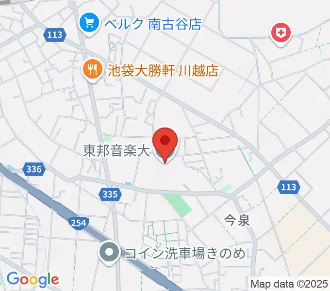 東邦音楽大学の地図