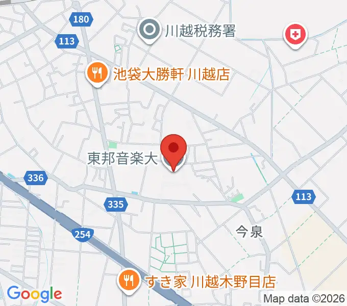 東邦音楽大学の地図