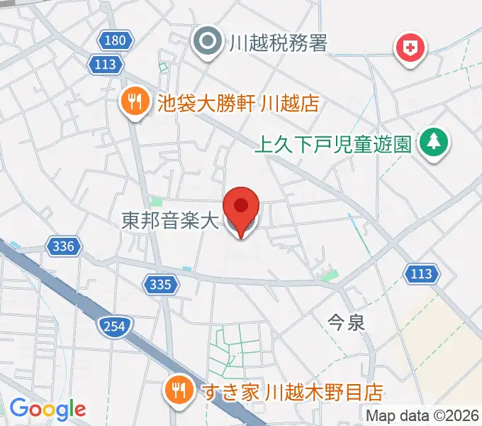 東邦音楽大学の地図