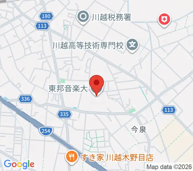 東邦音楽大学の地図