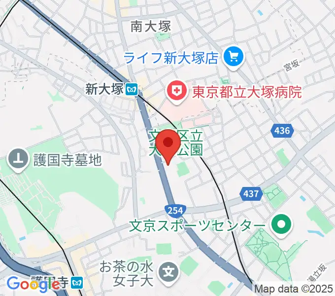 東邦音楽短期大学の地図