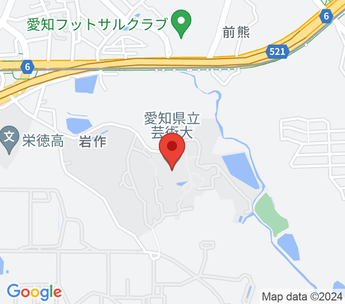 愛知県立芸術大学 音楽学部の場所