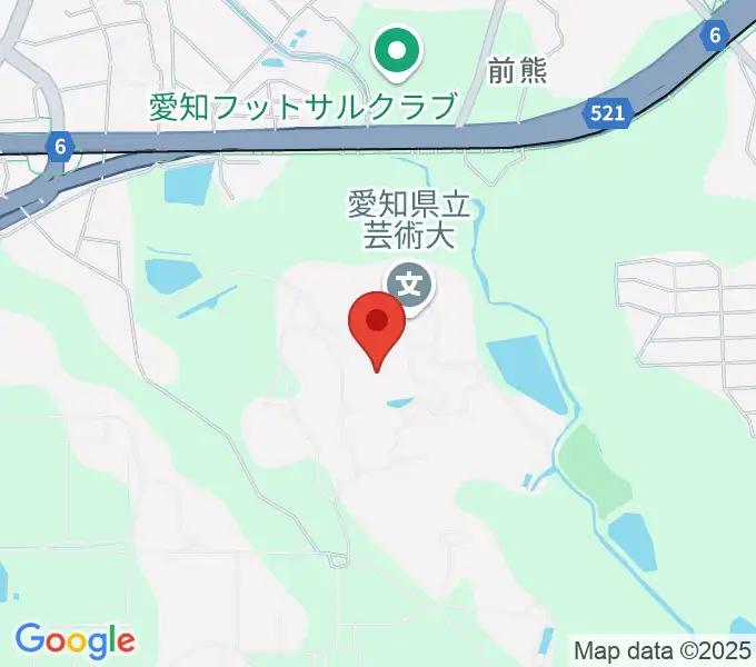 愛知県立芸術大学 音楽学部の地図