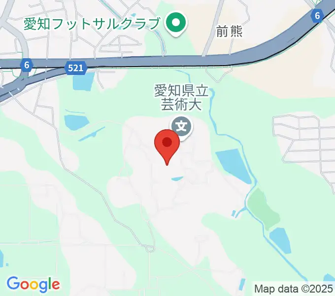 愛知県立芸術大学 音楽学部の地図