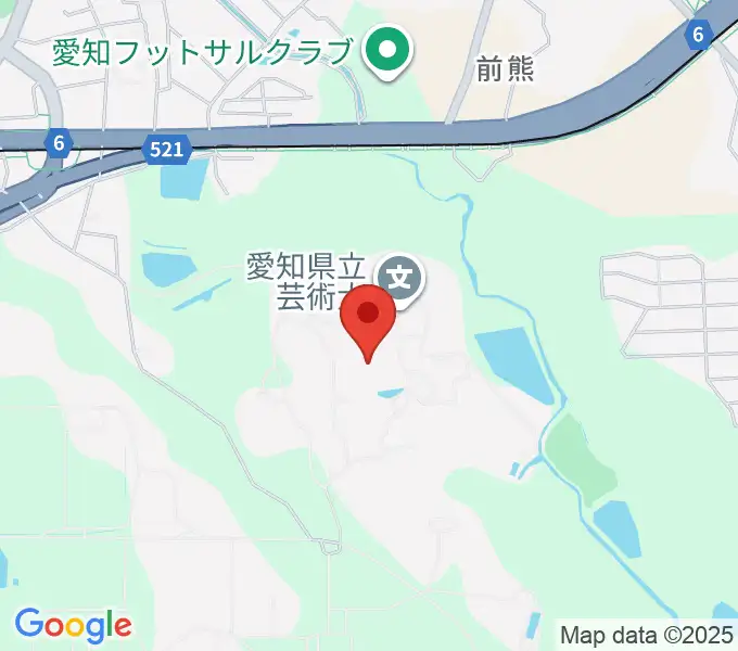 愛知県立芸術大学 音楽学部の地図