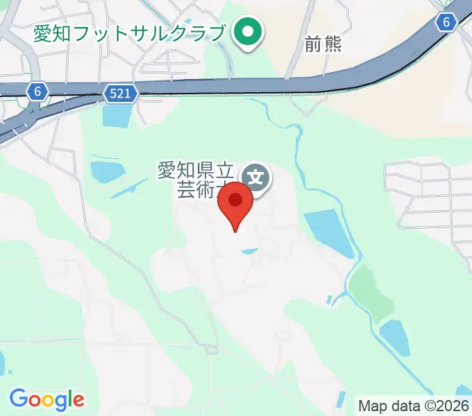 愛知県立芸術大学 音楽学部の地図