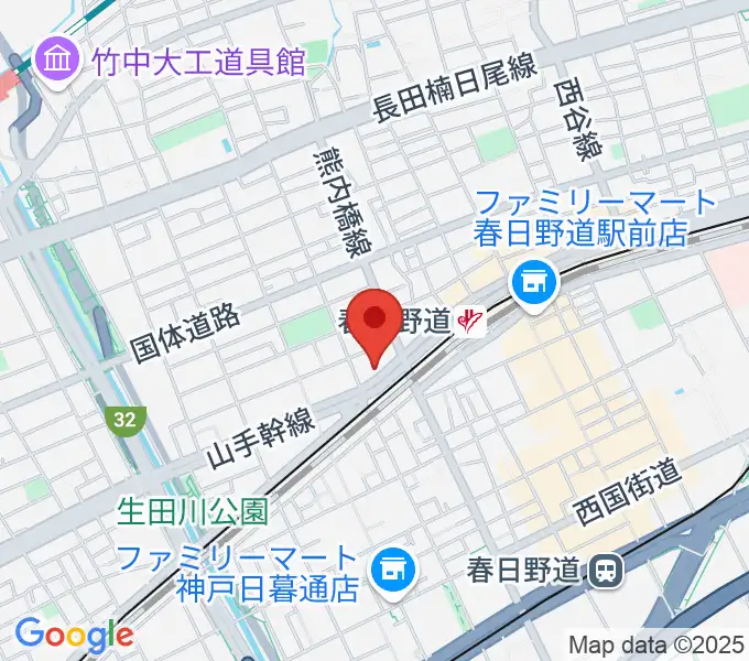 SOAR MUSICの地図