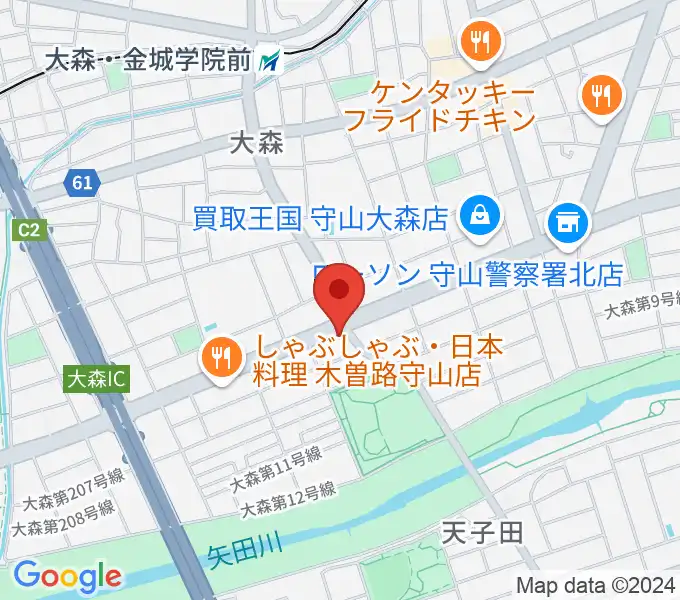 ドクターミュージックの地図