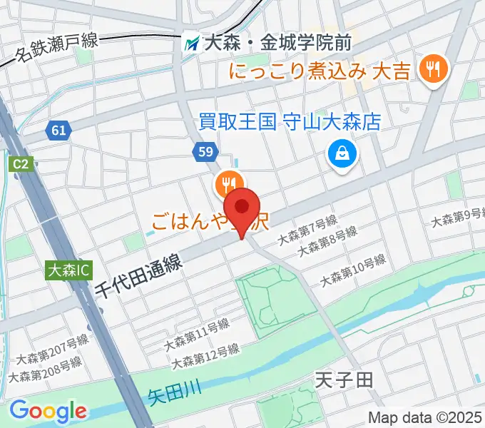 ドクターミュージックの地図