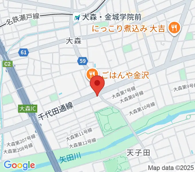 ドクターミュージックの地図