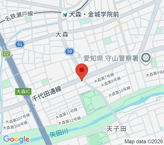 ドクターミュージックの地図