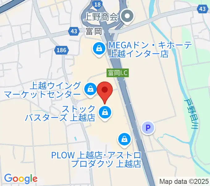 二葉楽器の地図