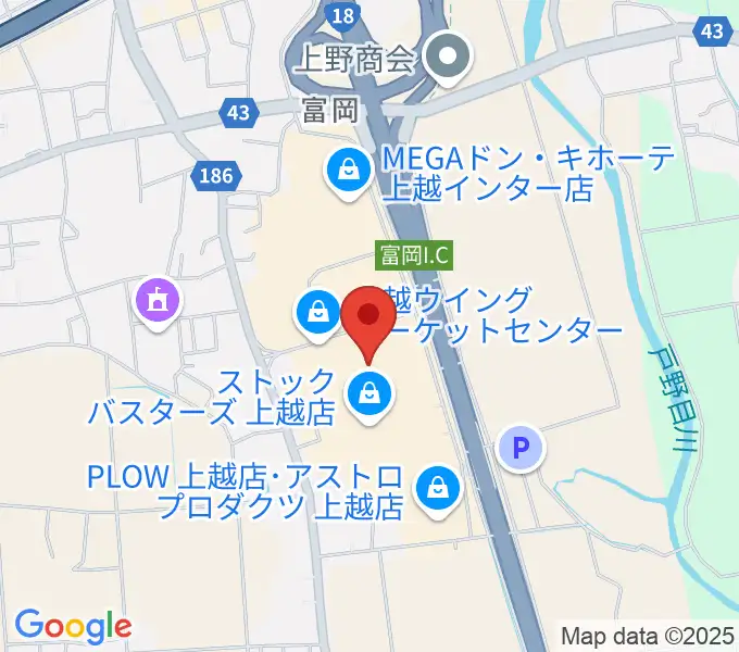 二葉楽器の地図