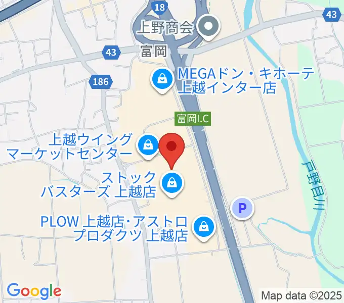 二葉楽器の地図