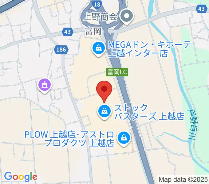 二葉楽器の地図