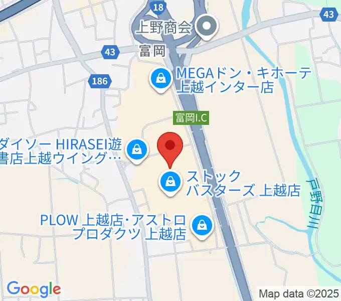 二葉楽器の地図