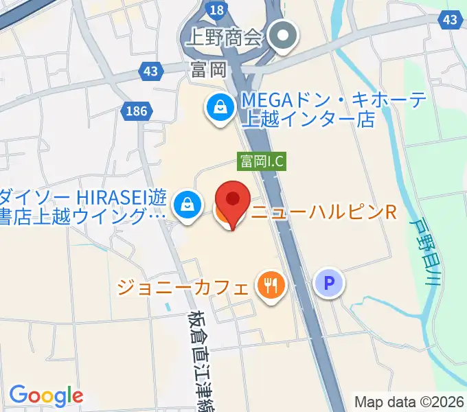 二葉楽器の地図