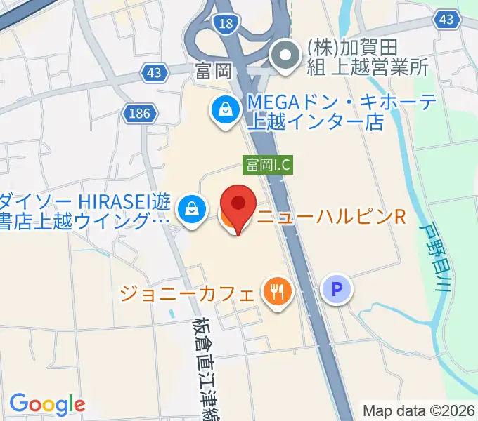 二葉楽器の地図