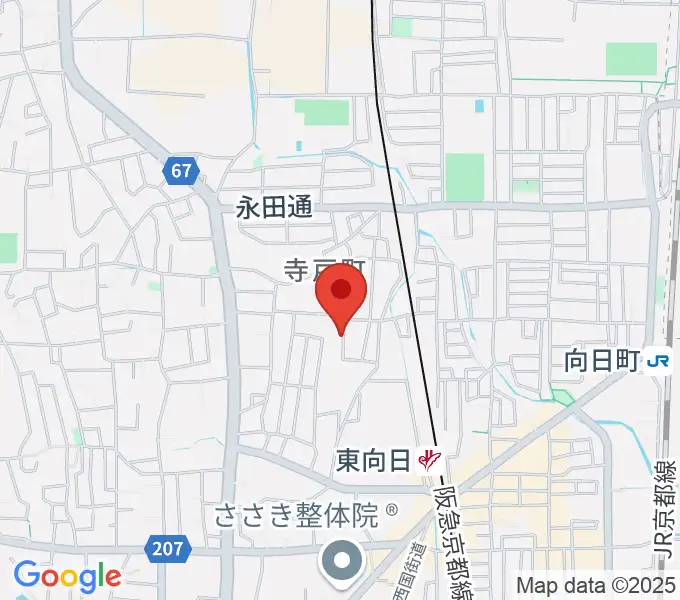 柾目ウッドメーカーの地図