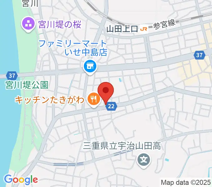 ギターズランドの地図