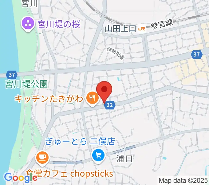 ギターズランドの地図