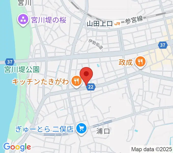 ギターズランドの地図
