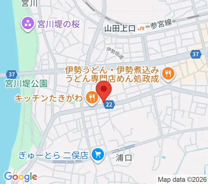 ギターズランドの地図
