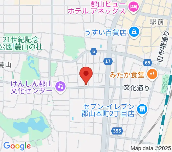 NOA楽器の地図