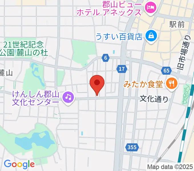 NOA楽器の地図