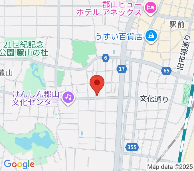 NOA楽器の地図