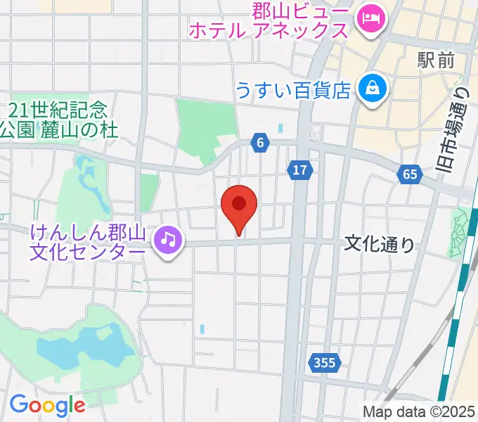 NOA楽器の地図