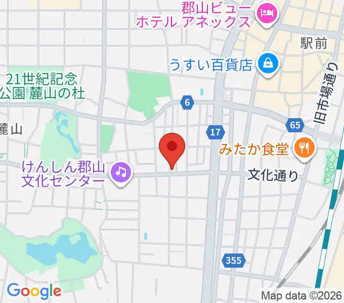 NOA楽器の地図