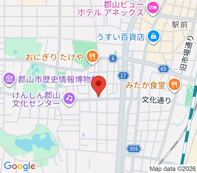 NOA楽器の地図