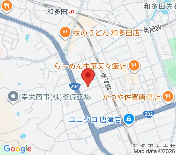 ミュージックサロン ハーモニーの地図