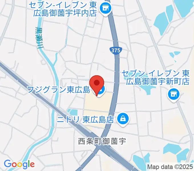キハラ楽器西条店ときめきセンターの地図