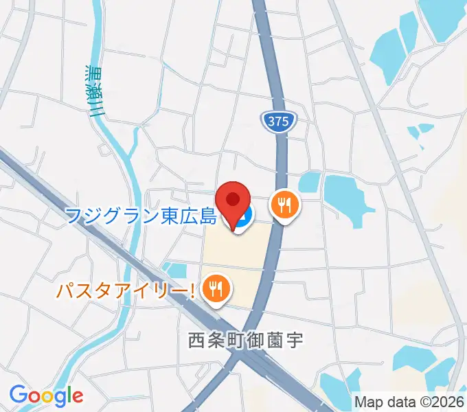 キハラ楽器西条店ときめきセンターの地図