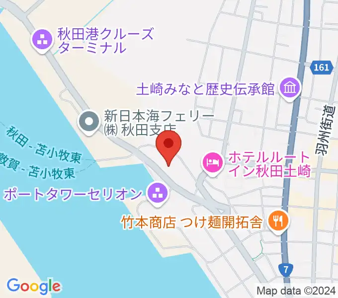 メルズピアノサービスの地図