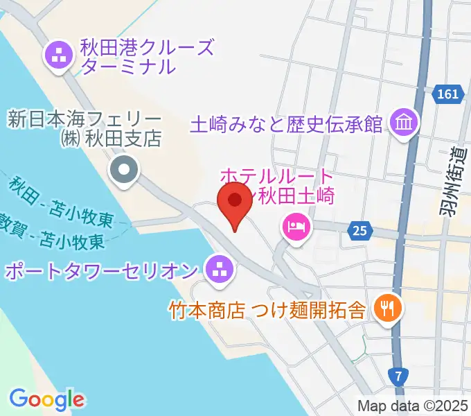 メルズピアノサービスの地図