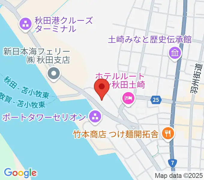 メルズピアノサービスの地図