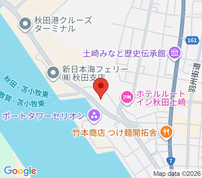 メルズピアノサービスの地図